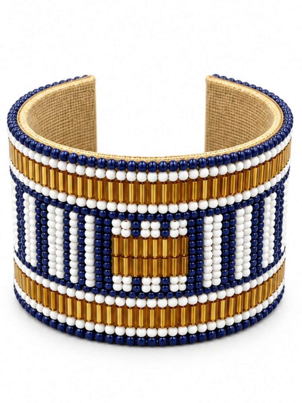 Southwestern Hand-Beaded Cuff Bracelet